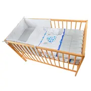 Lenjerie MyKids My Zoo Albastru 5 Piese 120x60 cm 00006629