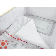 Lenjerie MyKids My Zoo Rosu 4+1 Piese 120x60 cm 00006646