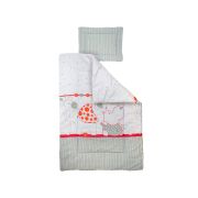 Lenjerie MyKids My Zoo Rosu 4 Piese 140x70 00006649