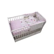 Lenjerie MyKids Teddy Play Pink M1 4 Piese 140x70 00070325