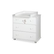 Mobilier Camera copii Si Bebelusi KLUPS SAFARI GIRAFFE Alb 00004974