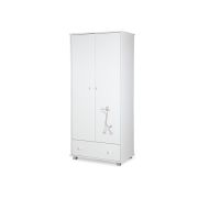 Mobilier Camera copii Si Bebelusi KLUPS SAFARI GIRAFFE Alb 00004974