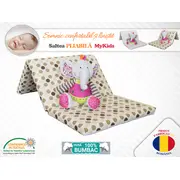 Saltea Pliabila Spuma Poliuretanica 120x60x5 cm - Maro 00008299