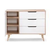 Comoda De Infasat copii Klups Sofie Alb-Natur 00008590