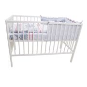 Lenjerie MyKids Teddy Hug Gri M1 4 Piese 120x60 00008822