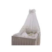 Lenjerie MyKids Teddy Play Bej 5+1 Piese M1 140x70 cm 00009270