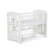 Patut Klups Safari Giraffe Alb + Saltea 12 Confort II 00009556