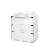 Comoda copii Klups Nel Cloud Alb 00080386