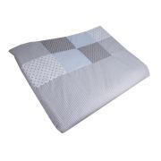 Lenjerie MyKids Dots Blue-Grey 11 Piese 120x60 cm 00071182