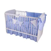 Lenjerie MyKids Light Stars Blue 11 Piese 120x60 cm 00071178