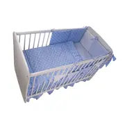 Lenjerie MyKids Light Stars Blue 11 Piese 120x60 cm 00071178