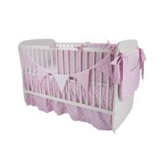 Lenjerie MyKids Light Stars Pink 11 Piese 120x60 cm 00071134