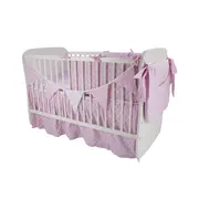Lenjerie MyKids Light Stars Pink 11 Piese 120x60 cm 00071134