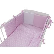 Lenjerie MyKids Light Stars Pink 11 Piese 120x60 cm 00071134