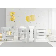Mobilier Camera copii Si Bebelusi KLUPS NATI Alb Gri 00080122