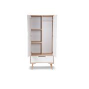 Mobilier Camera copii Si Bebelusi KLUPS SOFIE Alb Natur 00080117