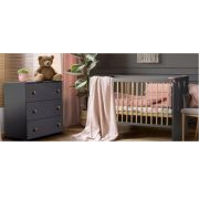 Mobilier camera copii si bebelusi KLUPS Pauline Graphite Natur 00080364