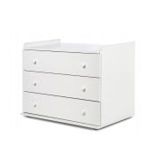 Patut Transformabil Pentru copii Klups KOMPAKT Alb 00080191