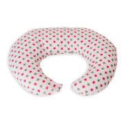 Perna De Alaptare Mica MyKids Stelute White Gray Pink 00080635
