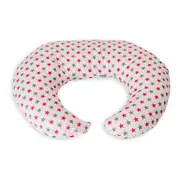 Perna De Alaptare Mica MyKids Stelute White Gray Pink 00080635