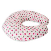 Perna De Alaptare Mica MyKids Stelute White Gray Pink 00080635