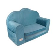 Canapea extensibila Catifea Klups Albastru Marin V111 00080857