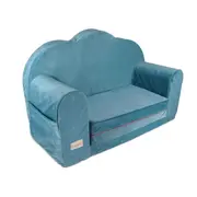 Canapea extensibila Catifea Klups Albastru Marin V111 00080857