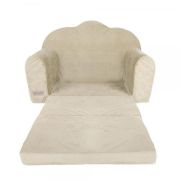 Canapea extensibila Klups catifea beige V110 00085267