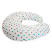 Perna De Alaptare Mica MyKids Stelute White Gray-Blue 00080660