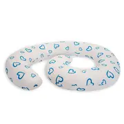 Perna De Alaptare Multifunctionala MyKids Inimi-Albastru 00080657