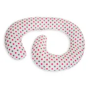 Perna De Alaptare Multifunctionala MyKids White Grey-Pink 00080655