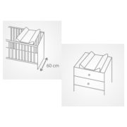 Saltea De Infasat Bebe Cu Intaritura 70x47,5 Klups Clouds White 406 00080670