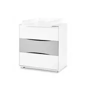 Comoda copii de infasat Nati Gri Alb 00081105