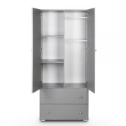 Dulap copii Klups Pauline Graphite Natur 00081406