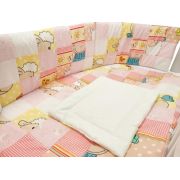 Lenjerie MyKids Mini Patratel Multicolor Girl 4 Piese 120x60 00086112