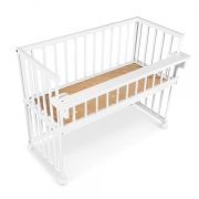 Patut copii lemn Klups Piccolino Alb 90x40 cm 00081726