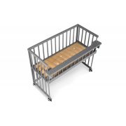 Patut copii lemn Klups Piccolino Grafit 90x40 cm 00081727