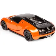 MASINA CU TELECOMANDA BUGATTI GRAND SPORT VITESSE PORTOCALIE CU SCARA 1 LA 18 VIVRas53900_Portocaliu