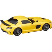 MASINA CU TELECOMANDA MERCEDES-BENZ SLS AMG GALBENA CU SCARA 1 LA 18 VIVRas54100_Galben