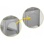 Patut pliabil ricokids rk-240 gri  edeedi724001