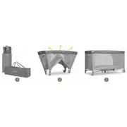 Patut pliabil ricokids rk-240 gri  edeedi724001