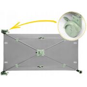 Patut pliabil ricokids rk-240 gri cu verde edeedi724010