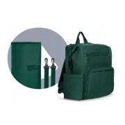 Lionelo - Rucsac pentru mamici, Cu 12 compartimente si salteluta de schimbat, Cu prindere universala de carucior, Impermeabila, 36 x 36 x 23 cm, Verde BYNLO-CUBE_GREEN