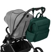 Lionelo - Rucsac pentru mamici, Cu 12 compartimente si salteluta de schimbat, Cu prindere universala de carucior, Impermeabila, 36 x 36 x 23 cm, Verde BYNLO-CUBE_GREEN