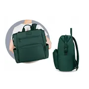 Lionelo - Rucsac pentru mamici, Cu 12 compartimente si salteluta de schimbat, Cu prindere universala de carucior, Impermeabila, 36 x 36 x 23 cm, Verde BYNLO-CUBE_GREEN