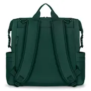 Lionelo - Rucsac pentru mamici, Cu 12 compartimente si salteluta de schimbat, Cu prindere universala de carucior, Impermeabila, 36 x 36 x 23 cm, Verde BYNLO-CUBE_GREEN