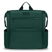 Lionelo - Rucsac pentru mamici, Cu 12 compartimente si salteluta de schimbat, Cu prindere universala de carucior, Impermeabila, 36 x 36 x 23 cm, Verde BYNLO-CUBE_GREEN