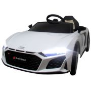 Masinuta electrica cu telecomanda audi r8 - 107 cm r-sport - alb edeedia300alb