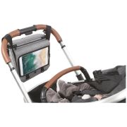 Organizator auto si pentru carucior, 3 in 1, Transformabil in gentuta mamici, Cu suport pentru tableta, iPad, Cu buzunare, FreeON, Grey BYN42950