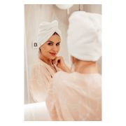 Prosop Turban Din Bambus Pentru Mamici Si Copii ,   Alb Pjb484066
